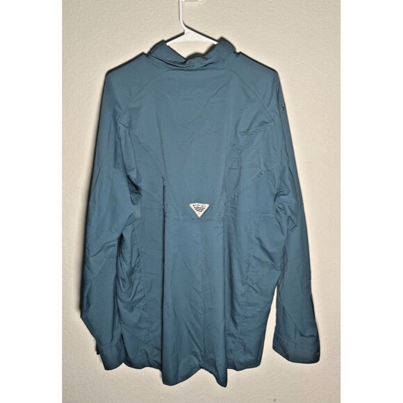 Columbia PFG Airgill Solar ZERO Shirt Blue Mens Sz XXL Long Sleeve Good Cond - Picture 5 of 7